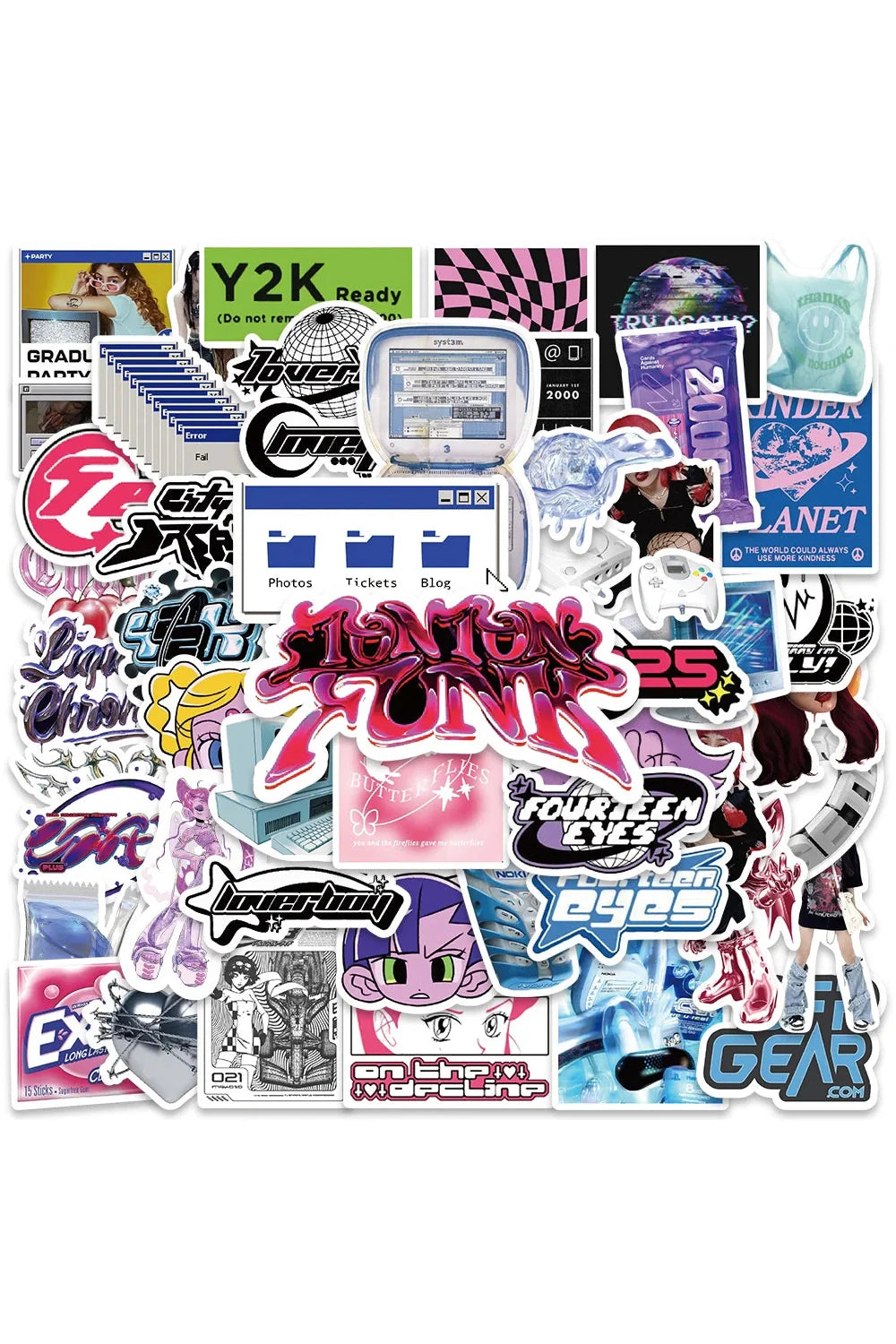 Y2K Girl Sticker Set | Bowlift