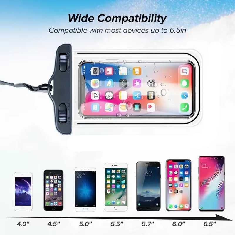 BowLift | Outdoor Waterproof Phone Pouch and Dry Bag Case for Swimming and Beach