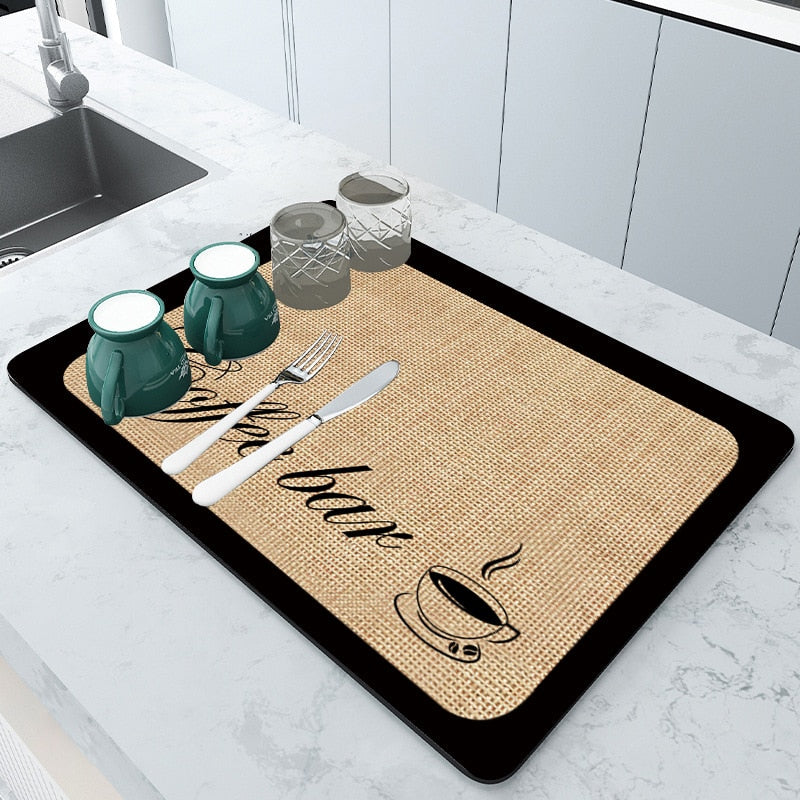 BowLift | Absorbmat Premium - The Perfect Kitchen Mat for Dry and Safe Dishes
