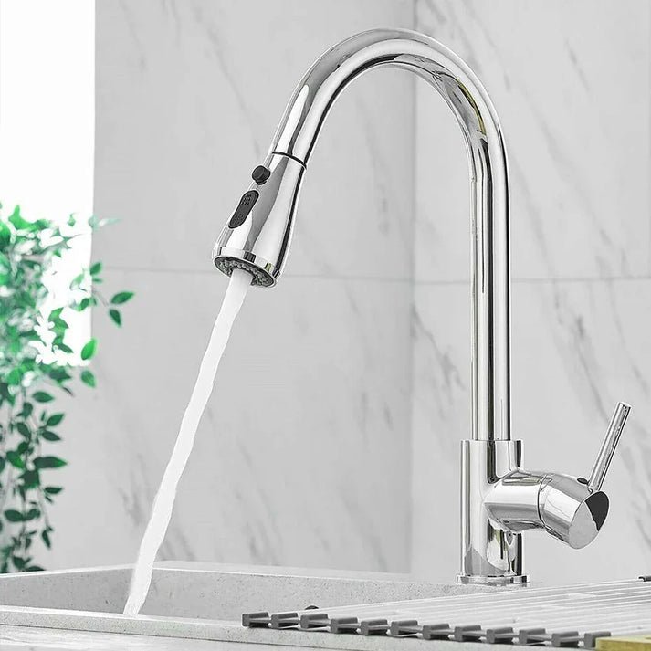 BowLift | Modern Single-Handle Faucet with Pull-Out Spray