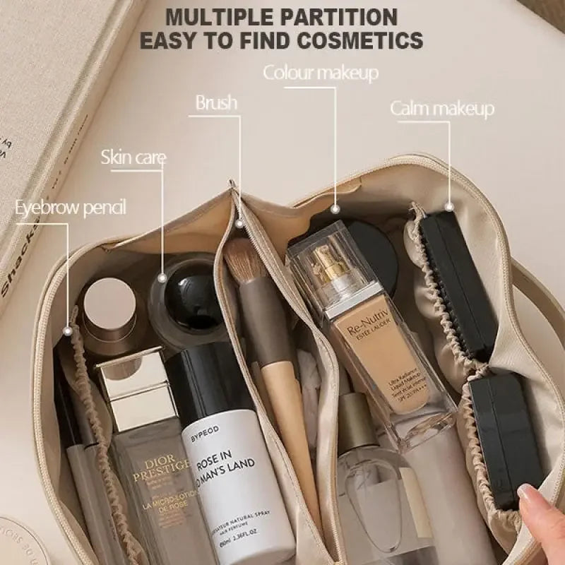 BowLift | Bagmira Cosmetic Bag | Large & Water Repellent | Versatile & Stylish | For Travel & Everyday