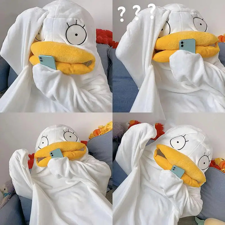 BowLift | Confused Duck Warm Adult Pajamas Costume