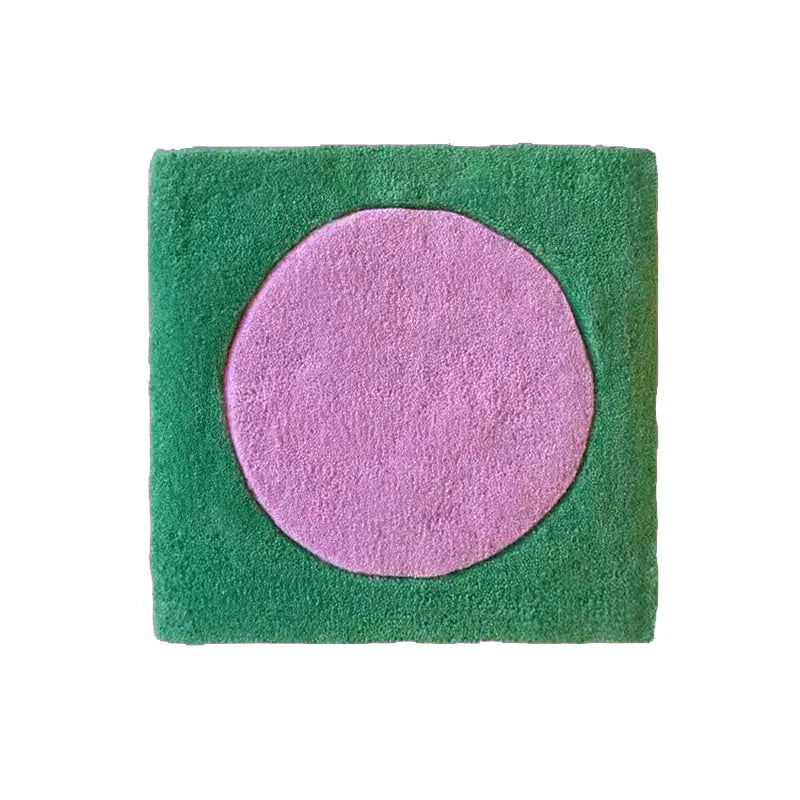 Dot in Square Block Rug | Bowlift