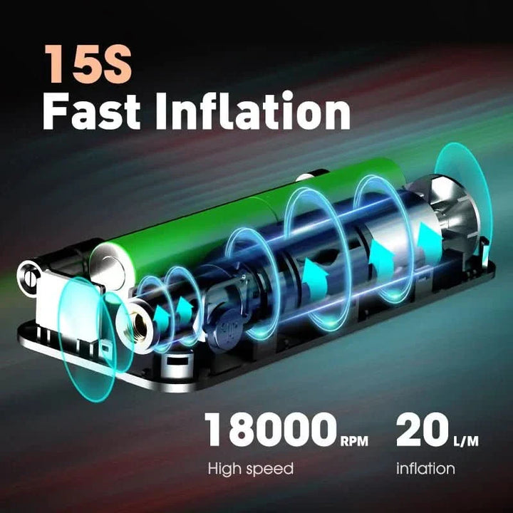BowLift | Portable tire inflator with battery for car & bicycle