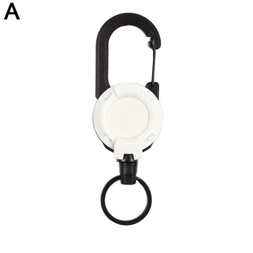 Heavy Duty Retractable Pull Practical Keychain | Bowlift