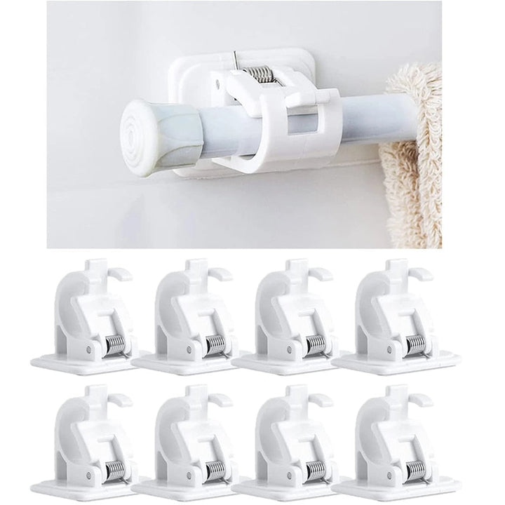 Self Adhesive Curtain Rod Holder | Bowlift
