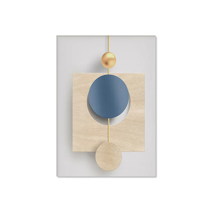 Modern Aesthetics Abstract Geometry Wall Art Fine Art Canvas Prints Posters Pictures For Modern Apartment Living Room Light Luxury Home Decor | Bowlift