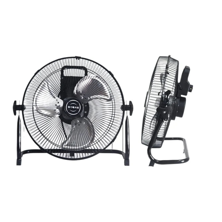 Industrial Floor Fan – 8-Speed 130° Oscillating Workshop Blower, Silent 45dB Turbo Motor with Overheat Protection | Bowlift