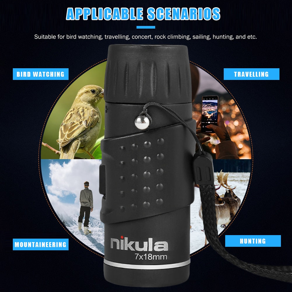 BowLift | Camping Mini Coated Monocular Telescope