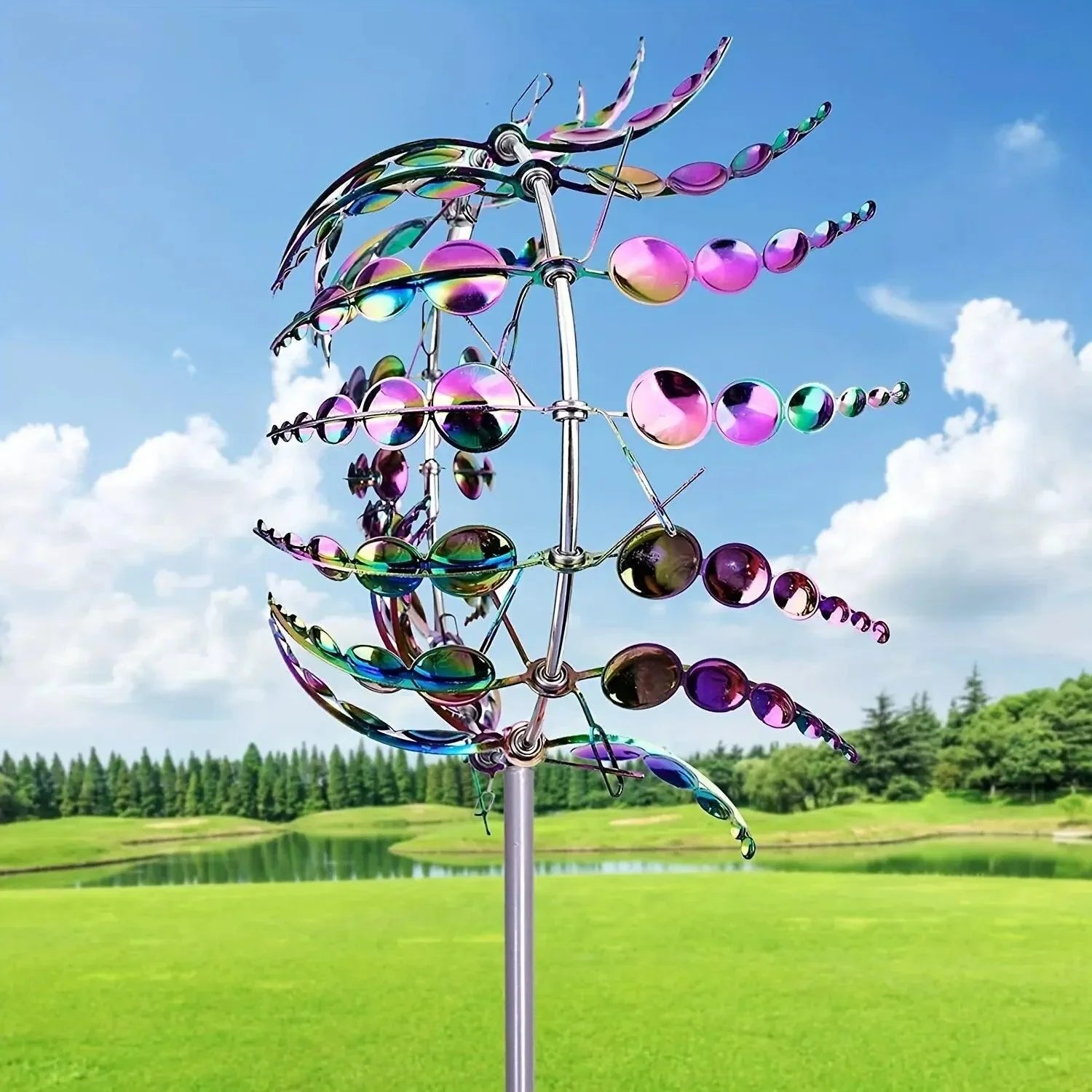 BowLift | Windmill Spinner | Unique wind-powered garden decor made of metal