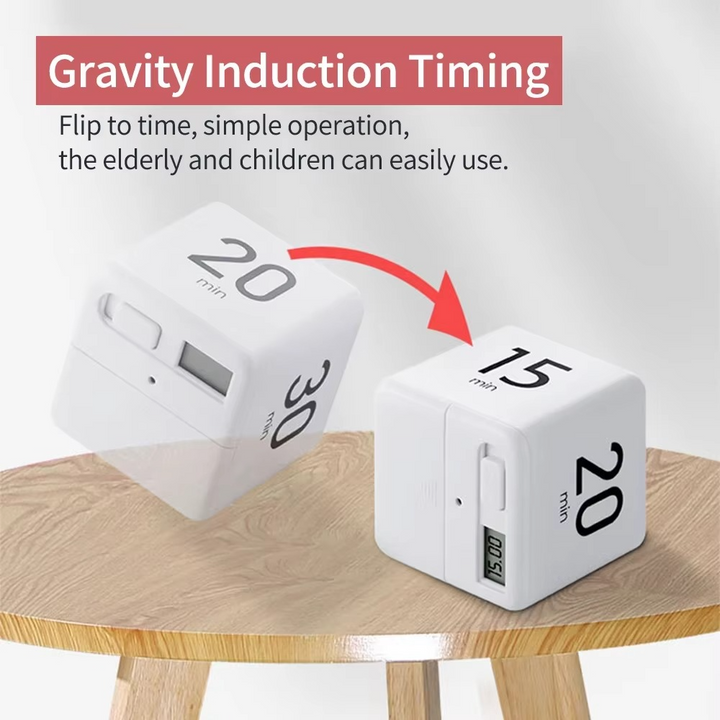 BowLift | Hexagon Magnetic Visual Flip Timer - Silent, Smart, and Efficient