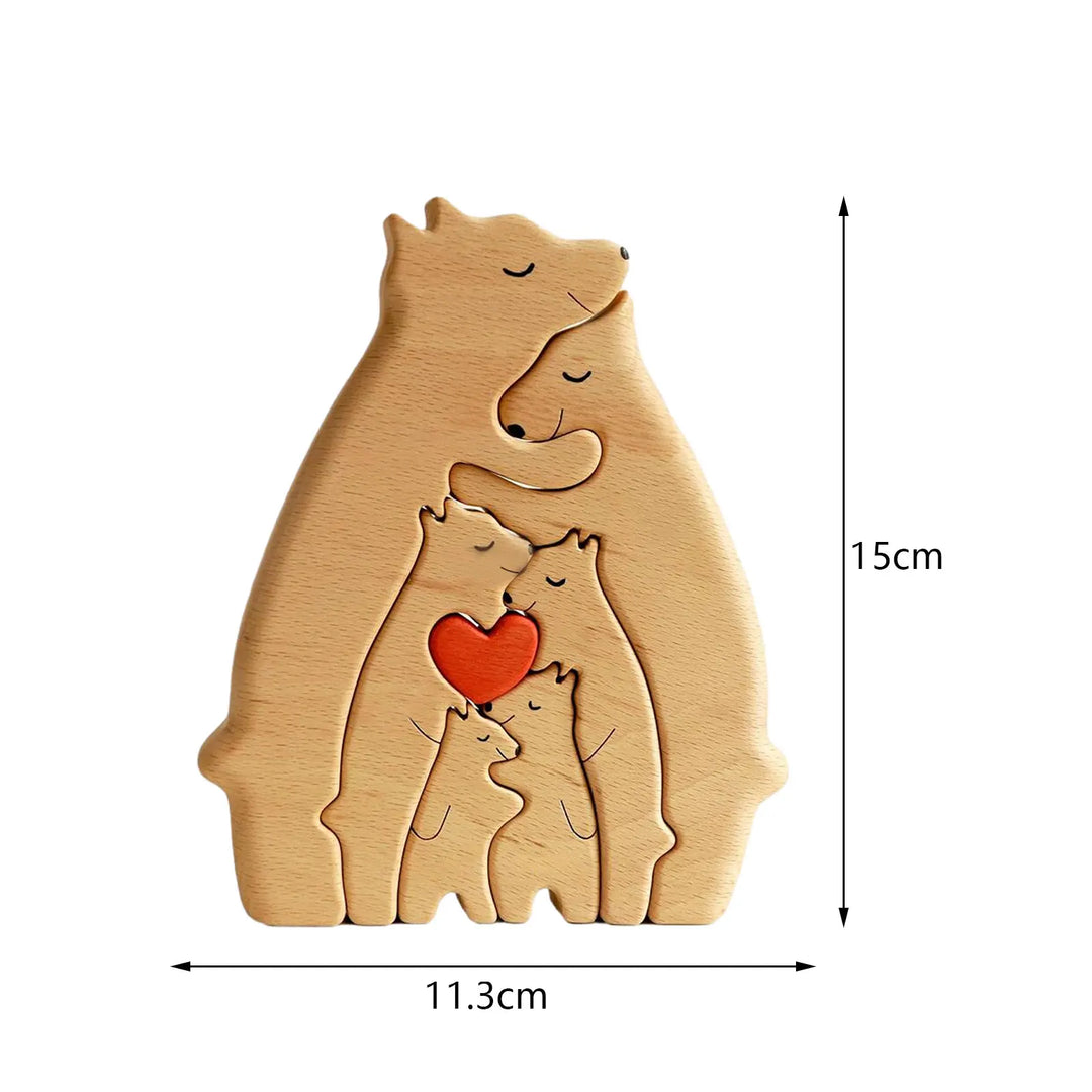 Loving Bears Interlocking Puzzle Decor | Bowlift