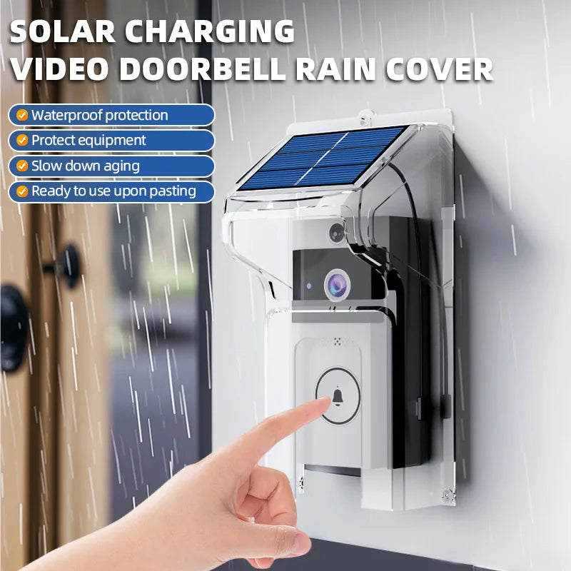 BowLift | SecuraSun DoorCam Wireless HD Video Doorbell with Solar Charging & Wi-Fi | IP65 Waterproof