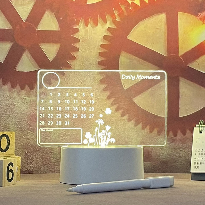 BowLift | Led Message Board Desk Light Acrylic Sign