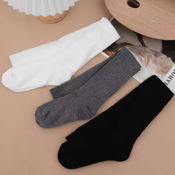 BowLift | WoolLuxe Women's Overknee Socks | Autumn & Winter | Warm & Thick | Solid Colors | 60–65 cm