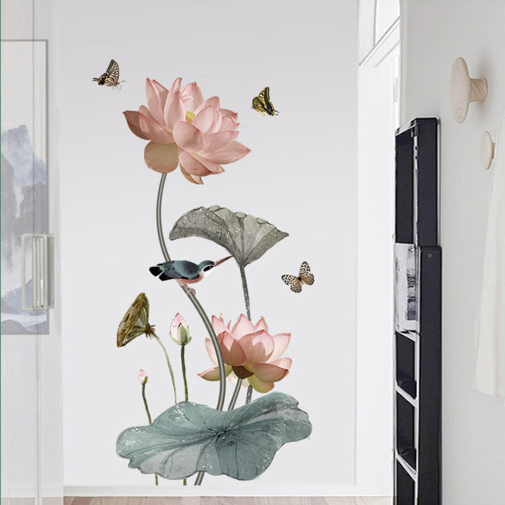 BowLift | Modern Blossom Lotus Self-Adhesive Wall Sticker