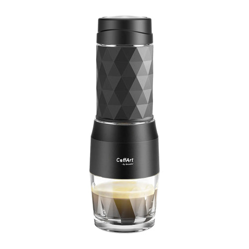 BowLift | Portable Coffee Machine Espresso Machine Hand Press Capsule Ground Coffee Brewer Portable for Travel and Picnic, BioloMix