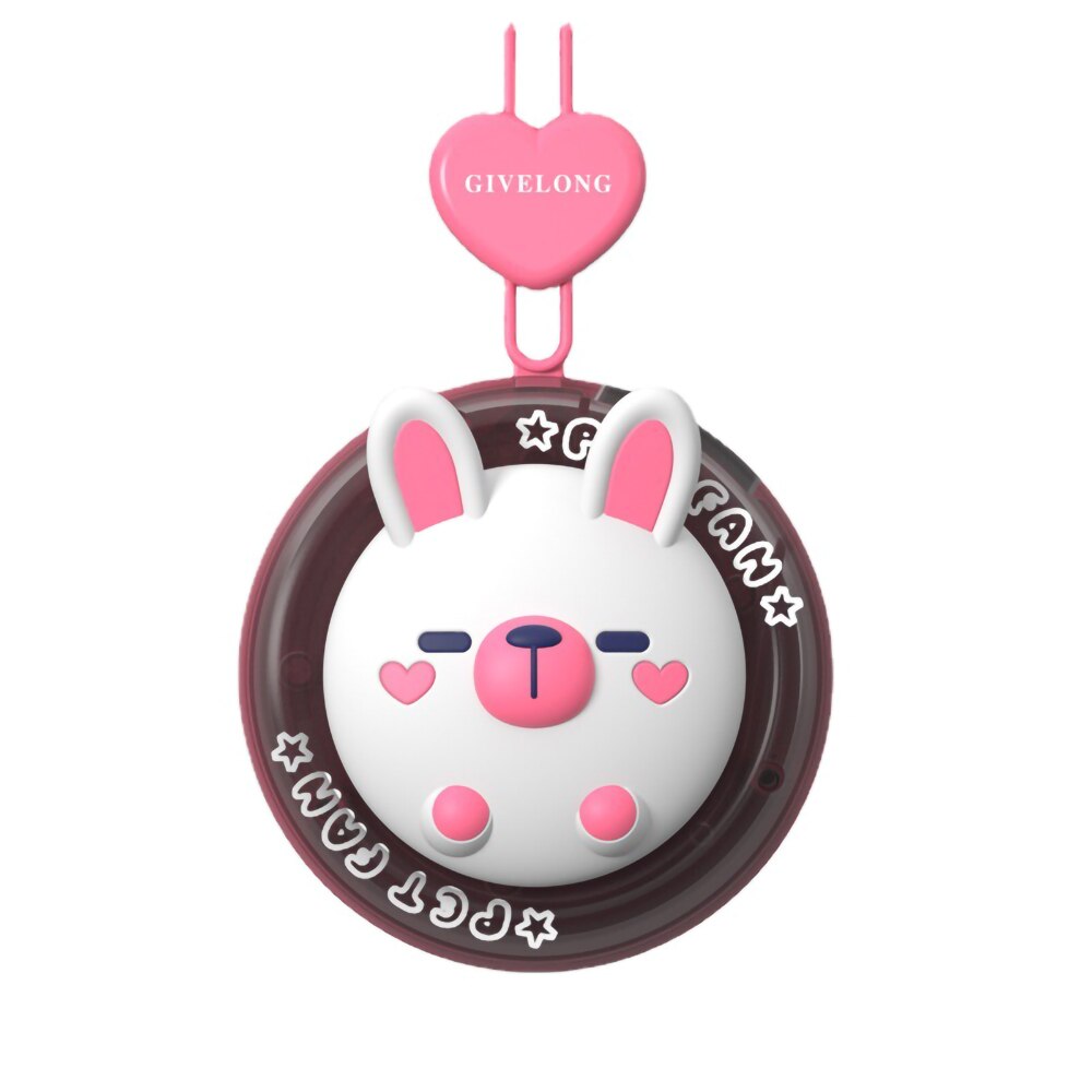 Cartoon Animal Mini Kids Neck Fan | Bowlift