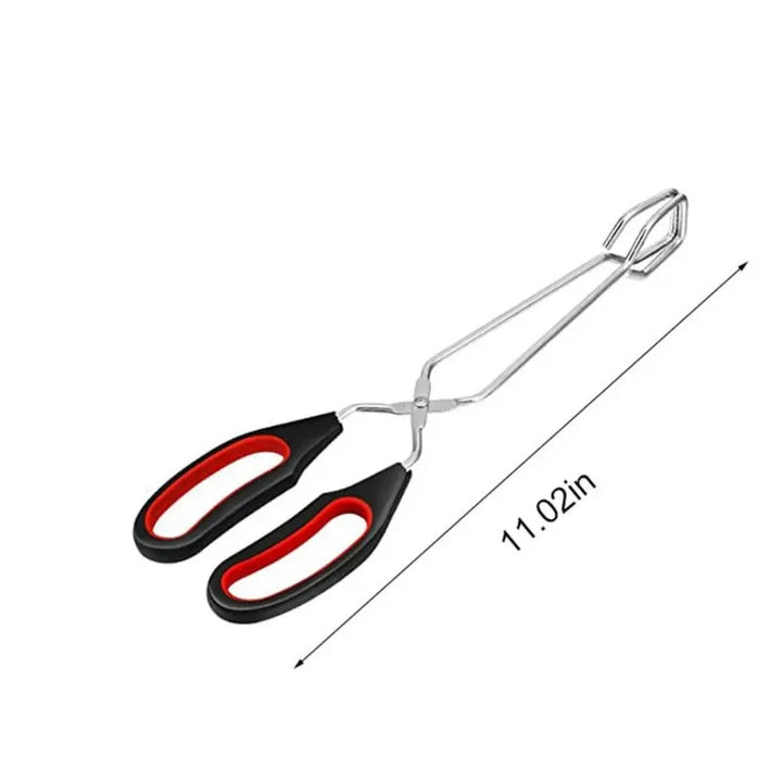 BowLift | Gripflame Grill Tongs with Scissor Grip | 9/11/12 Inch | Heat Resistant & Non-Slip | BBQ Tongs for Meat, Bread & Vegetables | Ideal for Grill, Kitchen & Outdoor