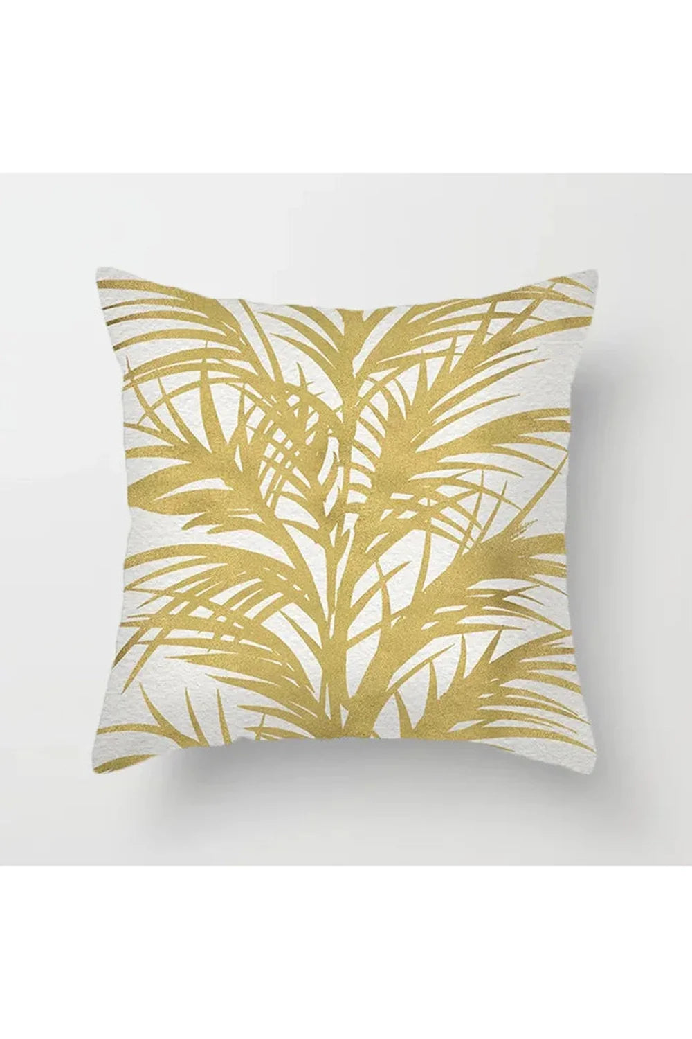 Yellow Leaf Polyester Pillowcase | Bowlift