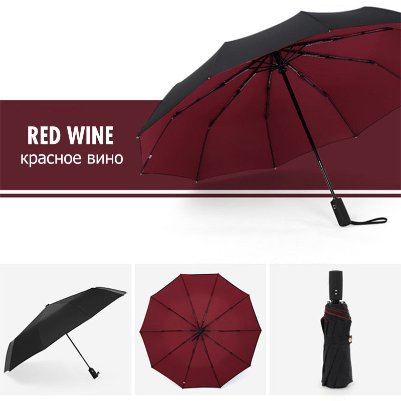 BowLift | StormShield Automatic Umbrella – Windproof Storm Umbrella with Reversed Closing Mechanism