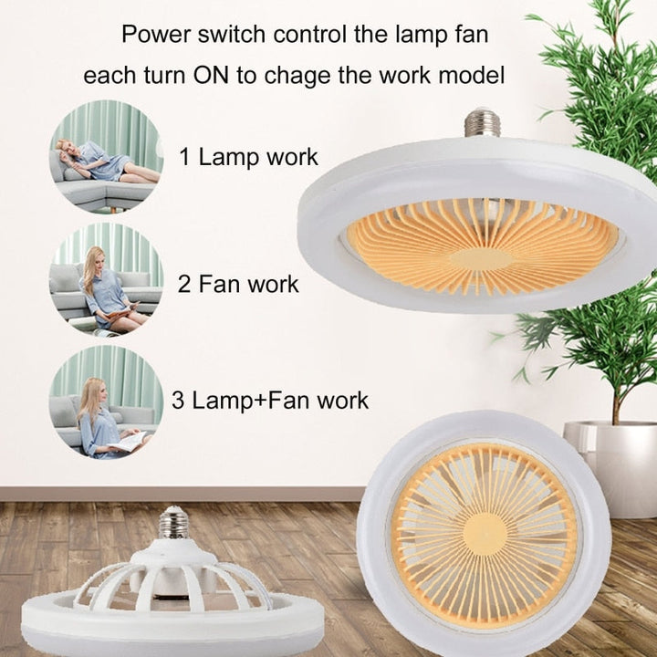 Remote Control Ceiling Fan Lamp | Bowlift