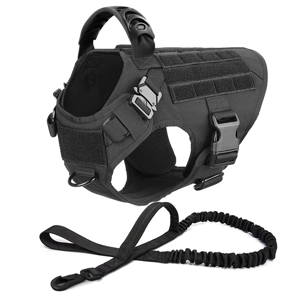 BowLift | Tactical Dog Harness and Leash Set for Medium and Large Dogs