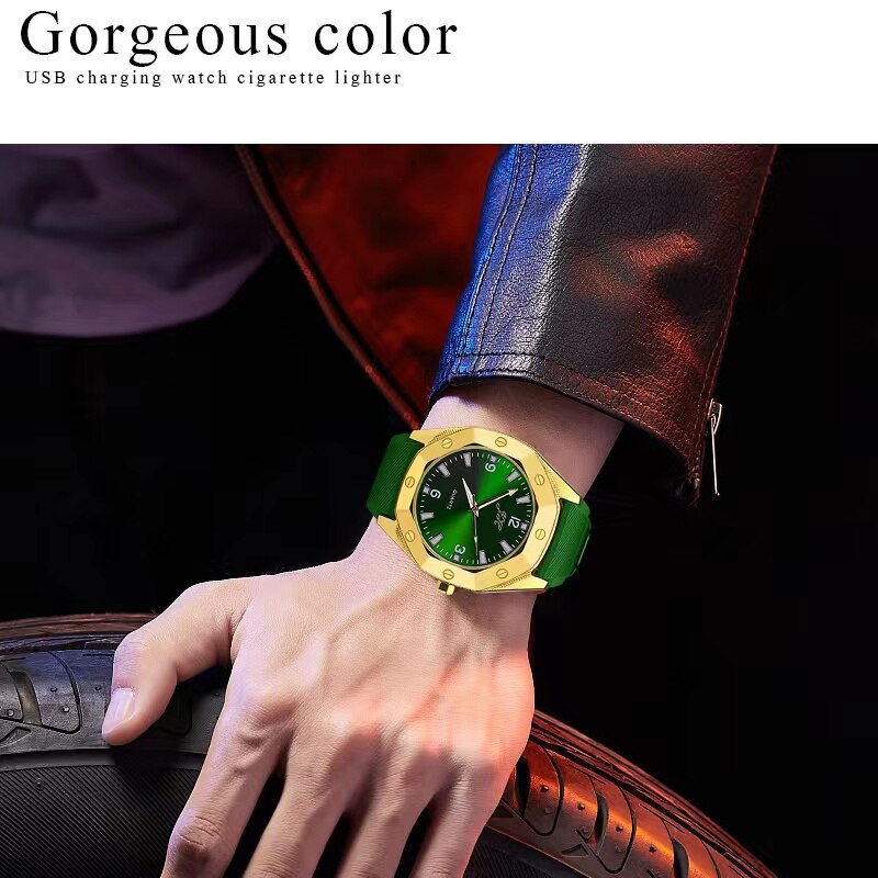 BowLift | Creative USB Charging Flameless Spark Lighter Watch