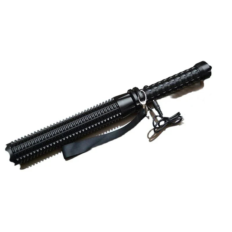Tactical Rechargeable Flashlight Telescopic Self Defense Stick | Bowlift