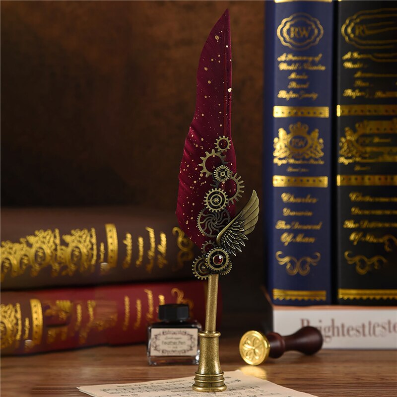 BowLift | Phoenix Feather Mechanic Calligraphy Pen Set