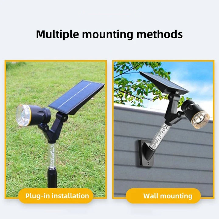 Solar LED Garden Home Outdoor Pathway Spotlights | Bowlift