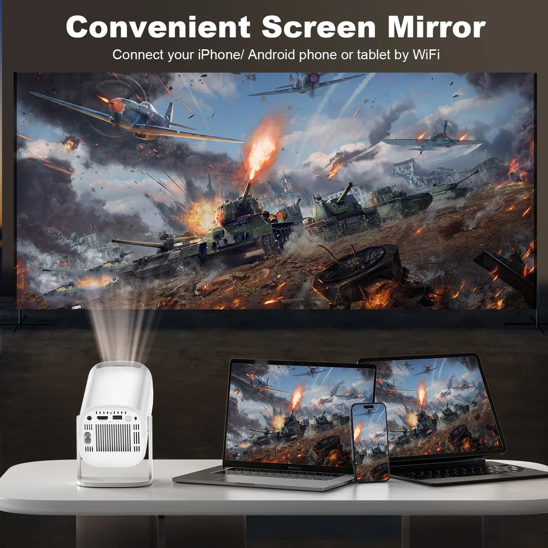 BowLift | Smart Mini Android 4K Support Home Cinema Projector