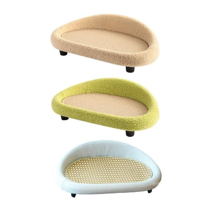 BowLift | MeowHaven Nest – Stylish Cat Bed with Scratching Area & Cuddly Pillow
