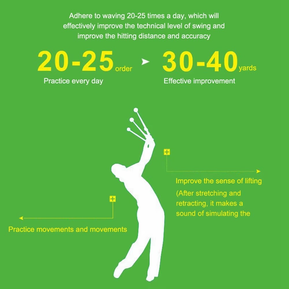 BowLift | Golf Swing Trainer with Click Feedback for Grip Strength and Swing Correction