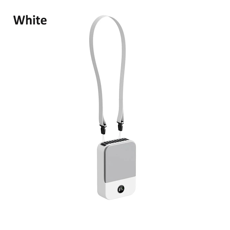 BowLift | Ventixo AirGo Portable Mini Fan | 3-in-1 Neck & Waist Fan | 3 Speeds | Bladeless Design | USB-C Charging Function | 2000 mAh Battery
