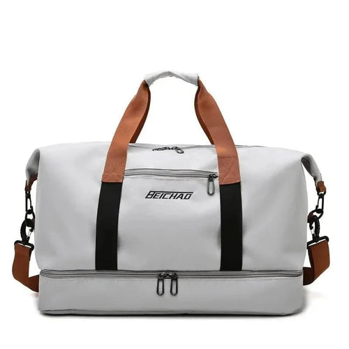 BowLift | Portable fitness bag with shoe compartment and wet dry separator bag for active travelling