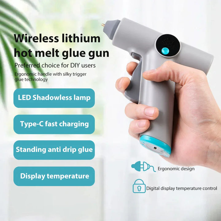 BowLift | Cordless Hot Glue Gun With LED
