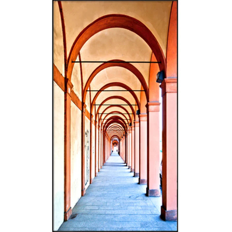 Modern Abstract Minimalist Arches Architecture Wall Art Fine Art Canvas Prints Pictures For Entrance Hall Foyer Living Room Home Office Decor | Bowlift