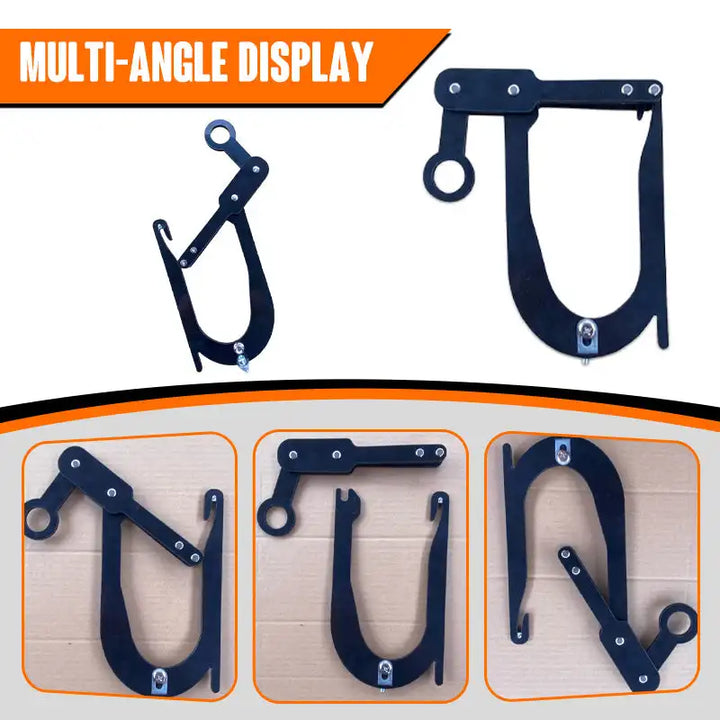 Compact Rope Threading Bracket Clamp | Bowlift