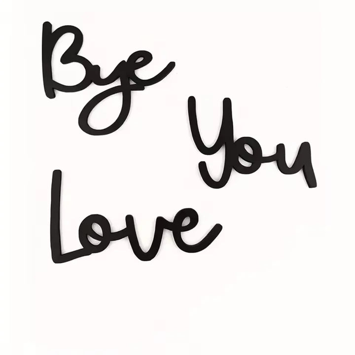 BowLift | Love You Bye Wooden Sign
