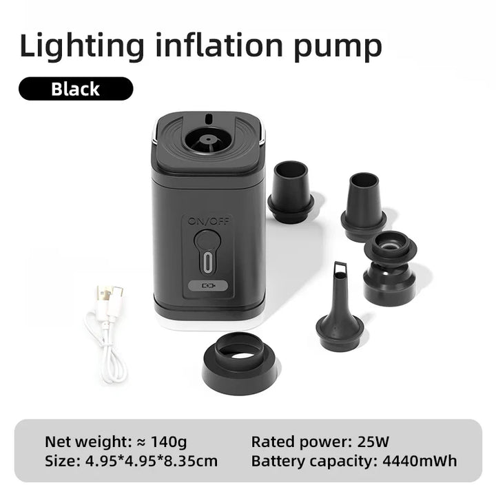 BowLift | 3 in 1 Electric Mini Wireless Air Compressor
