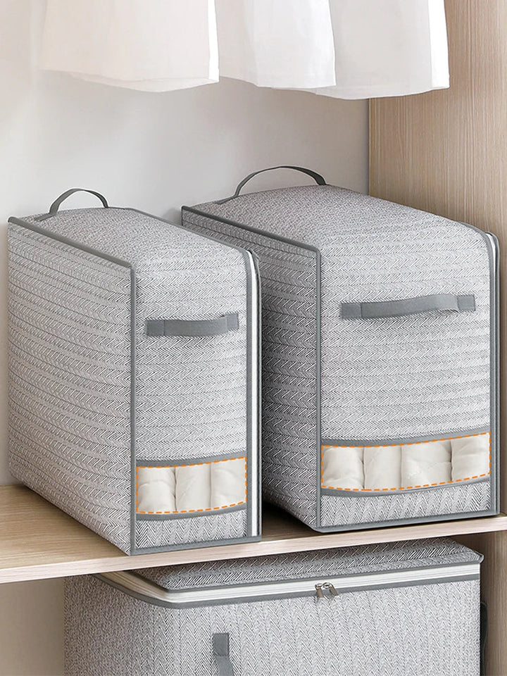 BowLift | Stowella Storage Bag | Tear-resistant & Washable | With Handle & Zipper | 3 Sizes Gray
