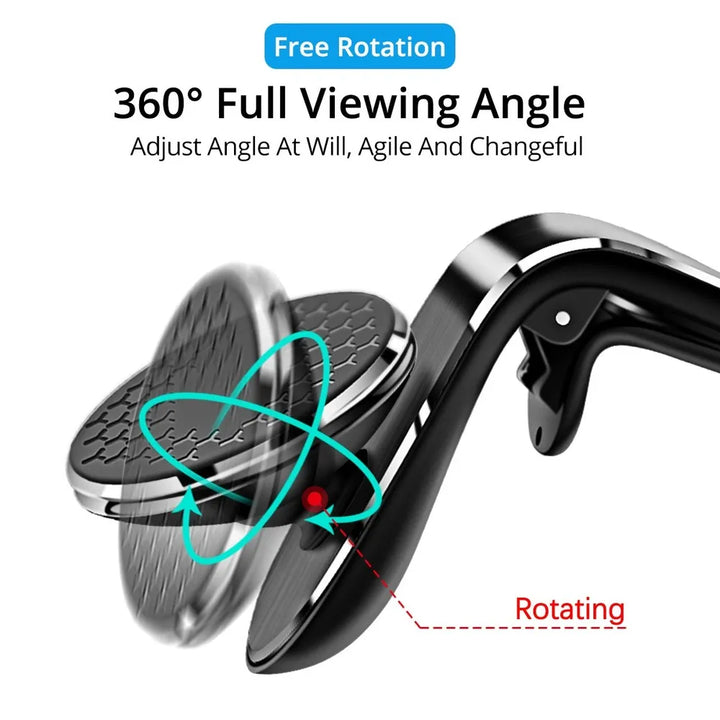 BowLift | Magnetic Car Air Vent Clip Mobile Holder