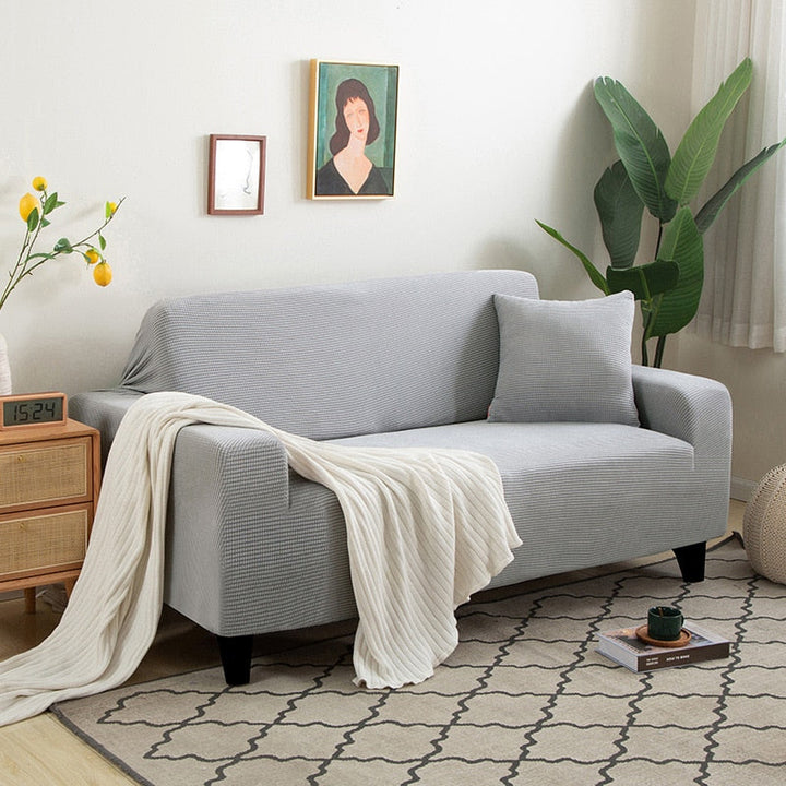 BowLift | Textured Stretch Sofa Cover | Non-Slip, Machine Washable & Protective for 1-Seater, 2-Seater, and 3-Seater Sofas