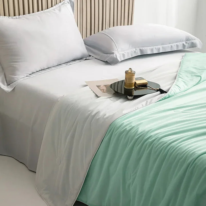 High-Quality Cooling Blanket – Smooth Air-Conditioning Comforter, Lightweight Summer Quilt with Double-Sided Cooling Fabric | Bowlift