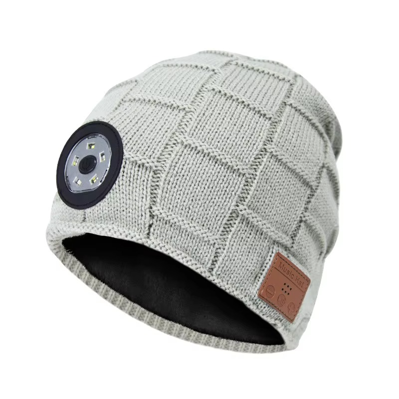 BowLift | Wireless Bluetooth Music Beanie with Built‑In Headphones and LED Light