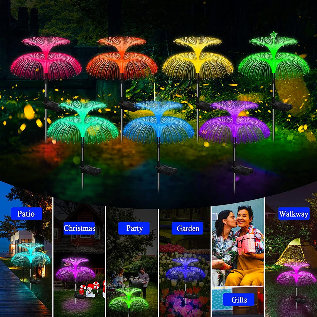 Solar-Powered Floating Jellyfish Garden Lights | Bowlift