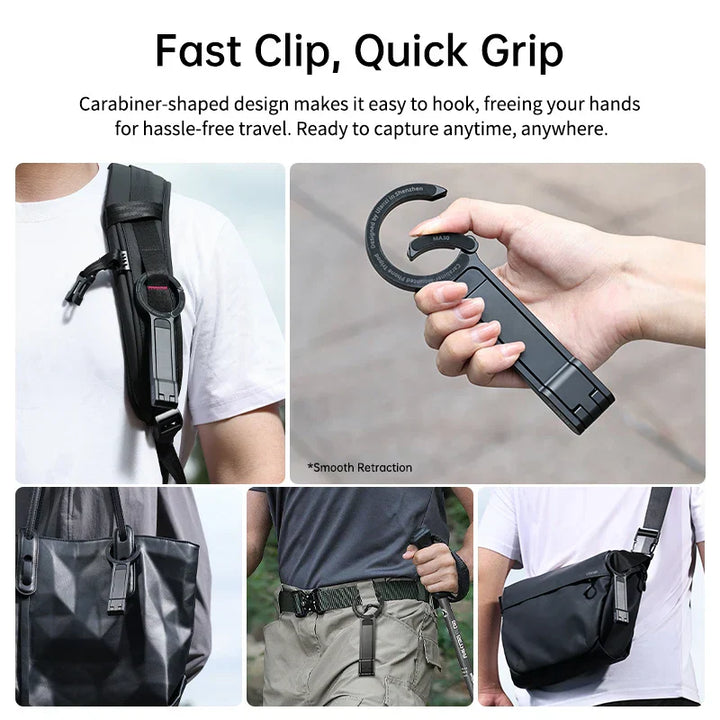 BowLift | Pocket Size Clip-On Magnetic Foldable Tripod