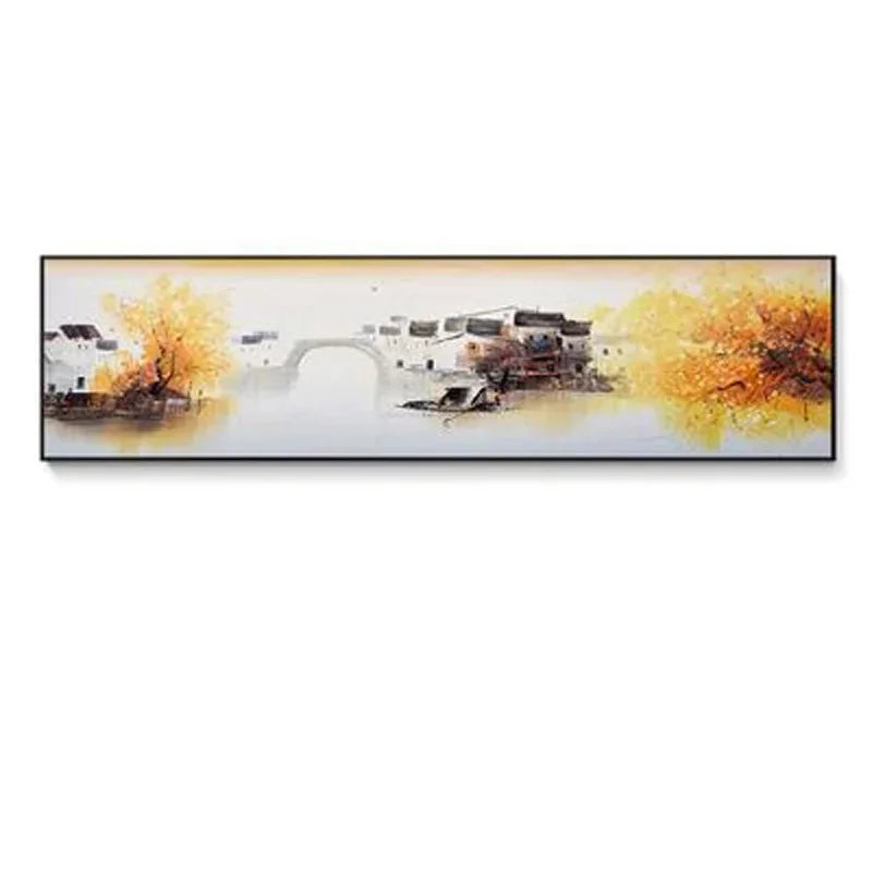 Modern Abstract Wide Format Wall Art Fine Art Canvas Prints Pictures For Living Room Above The Sofa Art For Bedroom Above The Bed | Bowlift