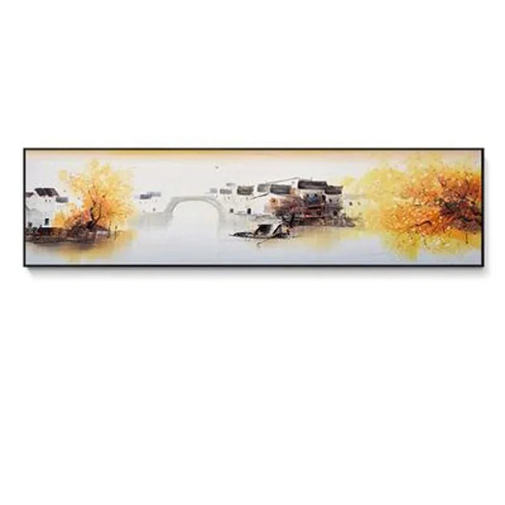 Modern Abstract Wide Format Wall Art Fine Art Canvas Prints Pictures For Living Room Above The Sofa Art For Bedroom Above The Bed | Bowlift